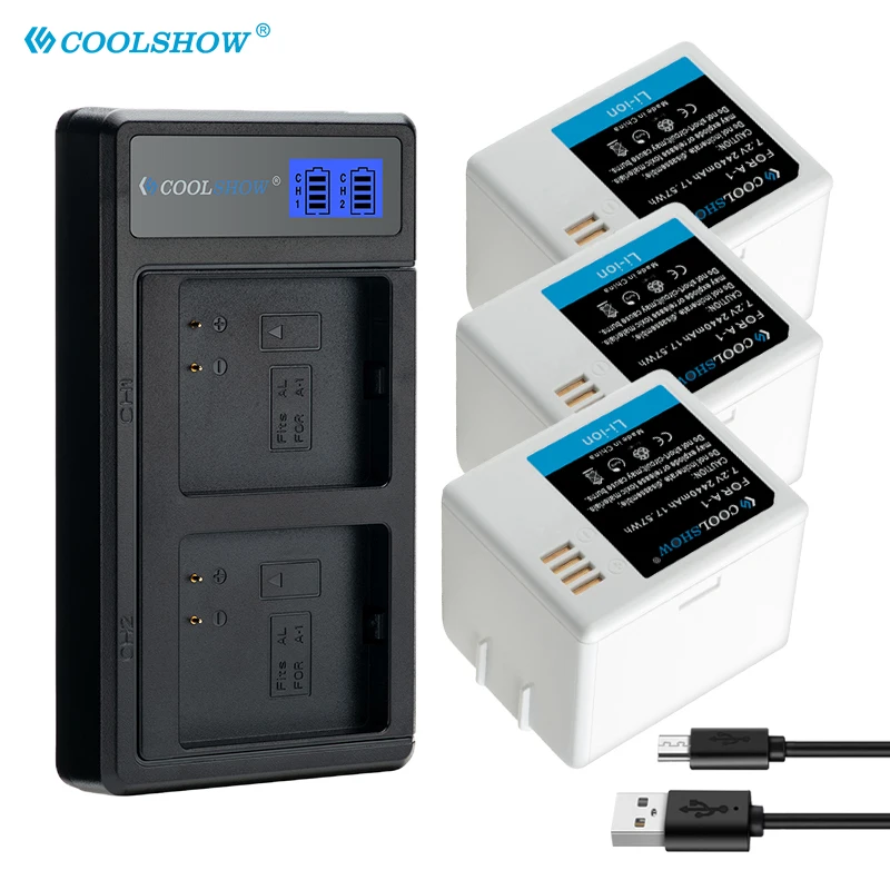 Batterie 2440Mah Per Arlo Pro A-1 Batteria Ricaricabile Agli Ioni Di Litio Per Netgear Arlo Pro Caricabatterie Per Fotocamera