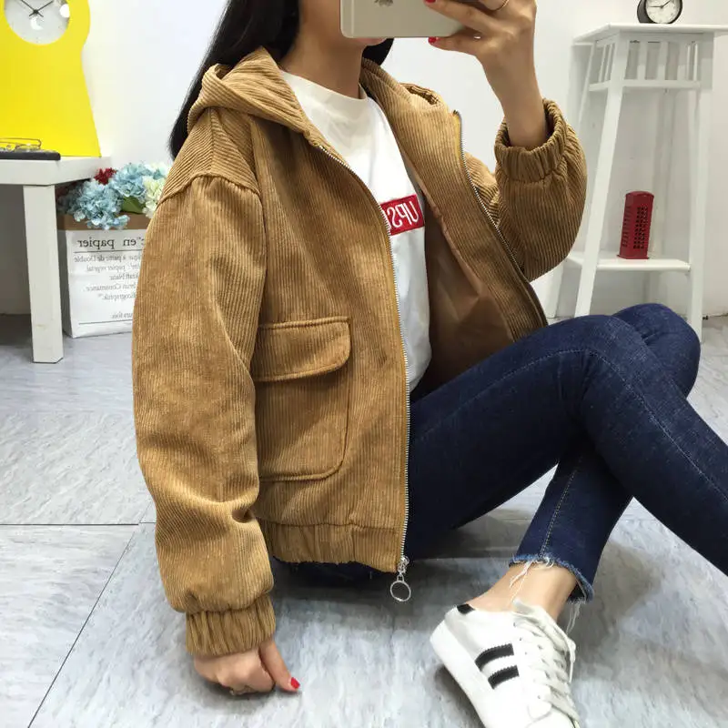 Most effective  Jacket Chaqueta Coat Clothes Streetwear New 2019 Women Jacket Long Sleeve Turn-down Collar Outerwea