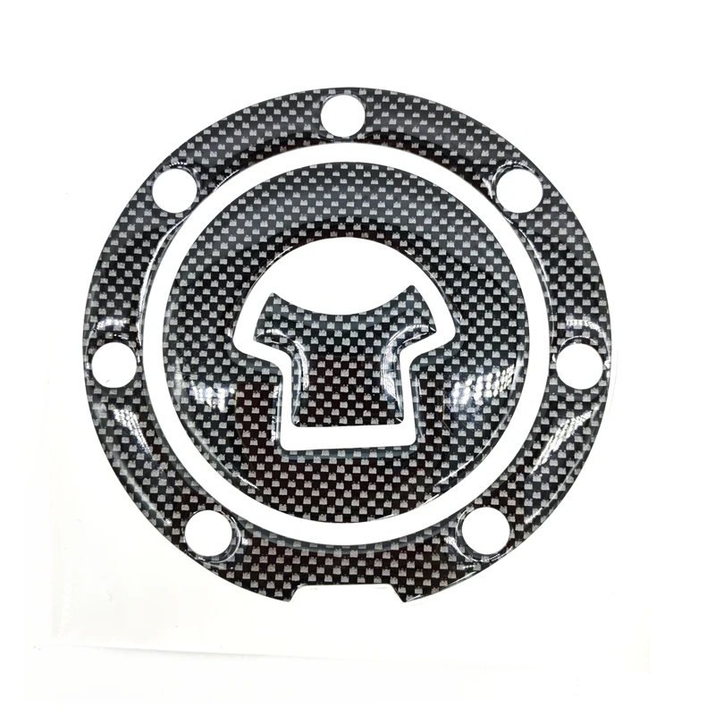 

Universal 1Pcs Motorcycle Carbon Fiber Fuel Gas Oil Cap Tank Pad Tankpad Protector Sticker For Honda Suzuki Kawasaki Yamaha