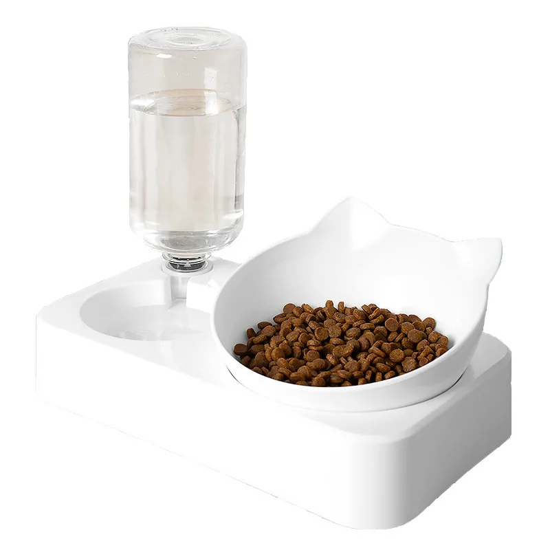 Tanie Kot domowy woda i miska na karmę automatyczny podajnik wody pies miska