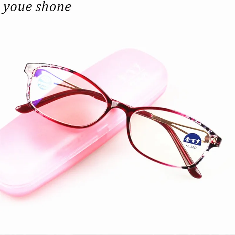 Youe shone Модные женские очки для чтения красивые оптические девочек Ochki Degree Gafas De