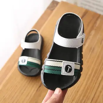 

2020 New Children Sandals for Boys Girls Summer Comfortable Sports Sandals New Beach Shoes Non-slip Closed Toe kids casual Shoes
