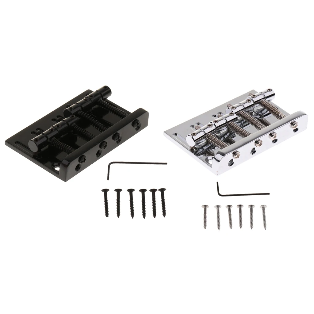 4 String Bass Bridge for Fender Precision Jazz Bass Replacement