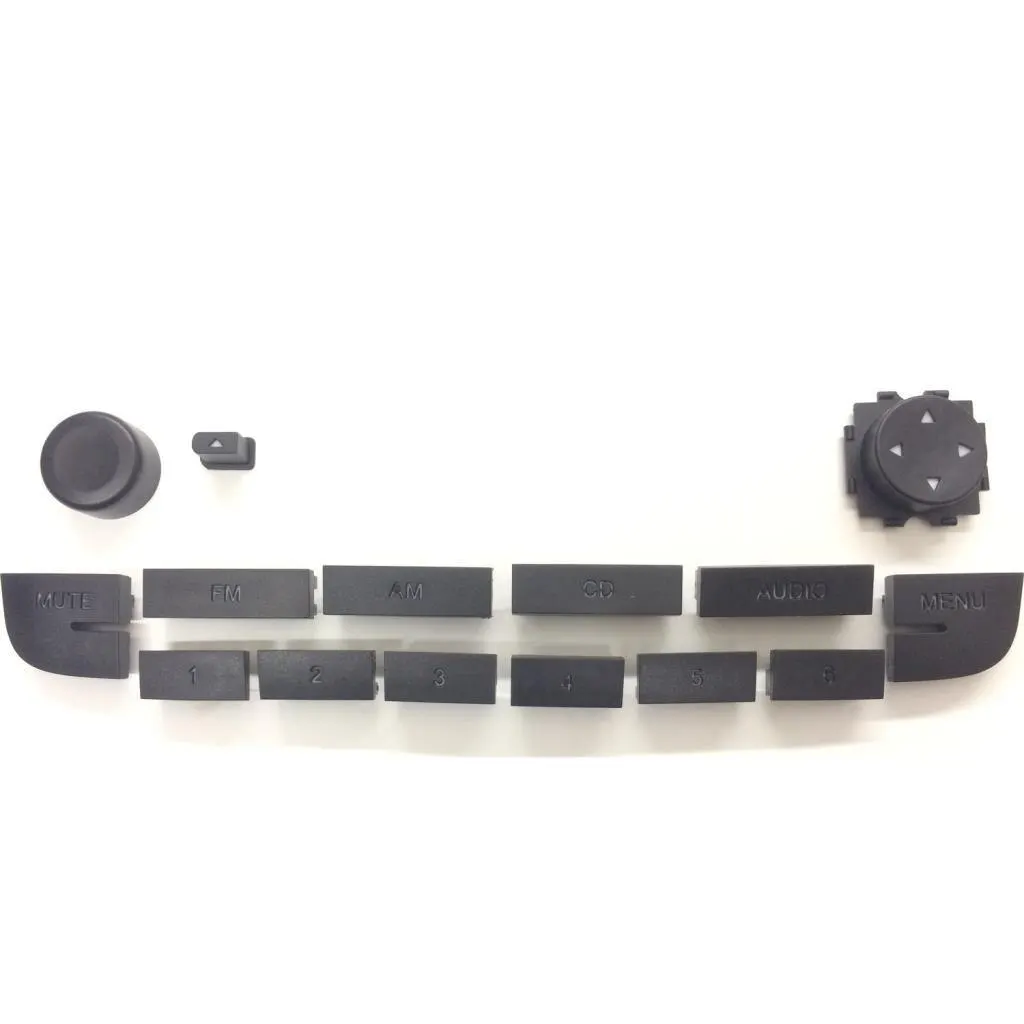 (15 Pezzi) Set Di Pulsanti Radio-Cd Riparazione Della Copertura Per Fiat Linea Fiorino,Punto-Citroen Nemo Peugeot Bipper 735410726