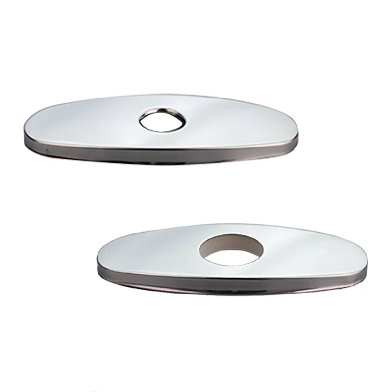 1PC 3/4' 1'Basin Faucet Decorative Cover Stainless Steel Faucet Base Decorative Panel Accessories