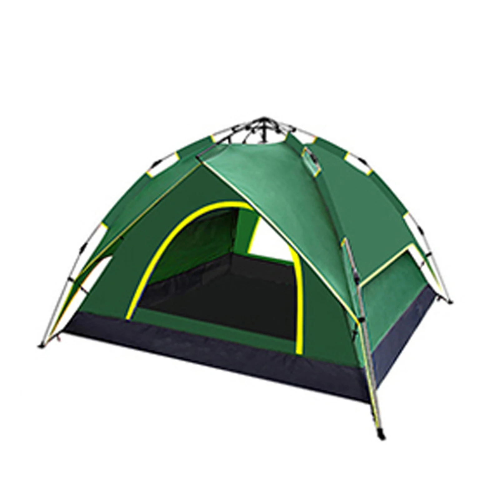 2-3 Person Windbreak Camping Tent Dual Layer Waterproof Pop Up Open Anti UV Tourist For Outdoor Hiking Beach Travel | Спорт и
