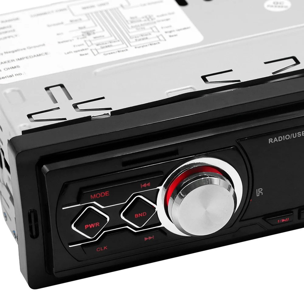 1788E 12V Универсальный Автомобильный MP3 музыкальный плеер fm-радио AUX в TF карта U диск несколько режимов воспроизведения RCA выход с пультом дистанционного управления