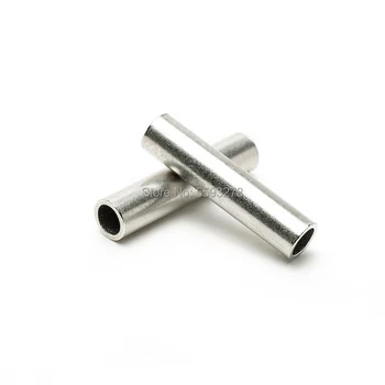

500PCS/SET Non-Insulated Butt Connectors Gauge Uninsulated Electrical Wire Connector 4-6 mm Ferrule Cable Crimp Terminal Copper