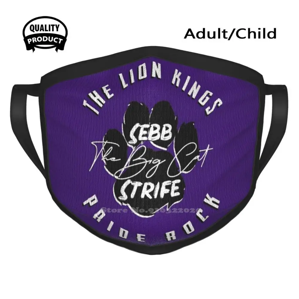 

#Thebigcat - The Lion Kings Pride Rock Collection - Purple Warmer Breathable Face Masks Lion King Big Cat The Lion Kings The