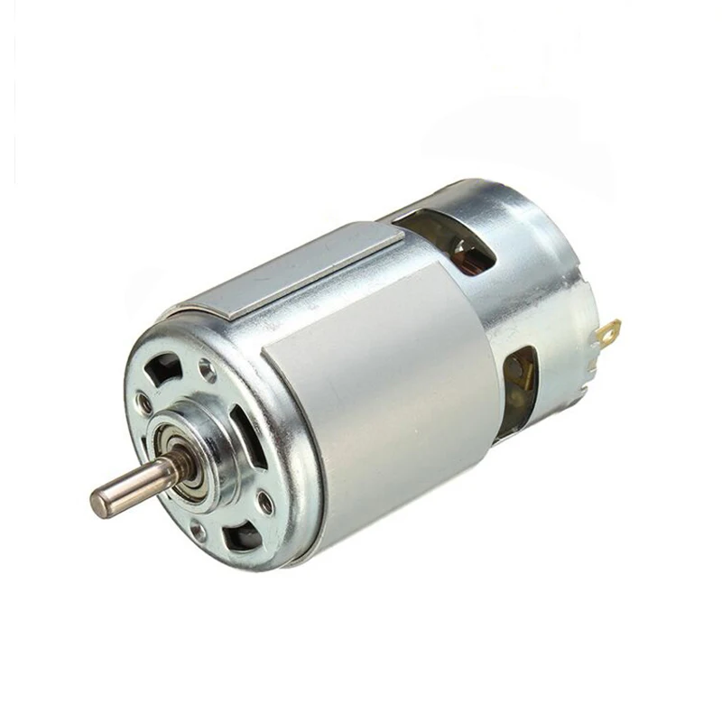 775 DC Мотор DC 12 V-24 V 5000-10000 RPM шарикоподшипник большой крутящий момент высокой мощности Низкий уровень шума Горячая электронный компонентный двигатель