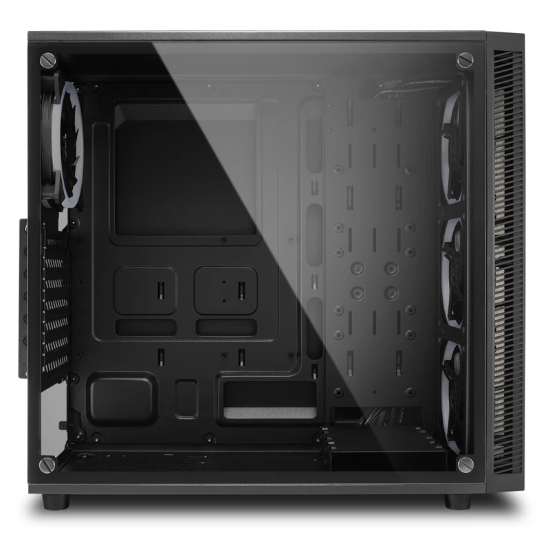 Корпус Sharkoon TG4 RGB ATX, mATX, Mini-ITX, Midi-Tower, 4x 120mm fan, led RGB, 2x USB 3.0, Audio, без БП, сталь, черный