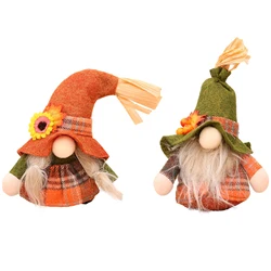 Poupée de noël en peluche, Gnome sans visage, Rudolph, naine pour Festival de noël, décoration de maison pour noël 