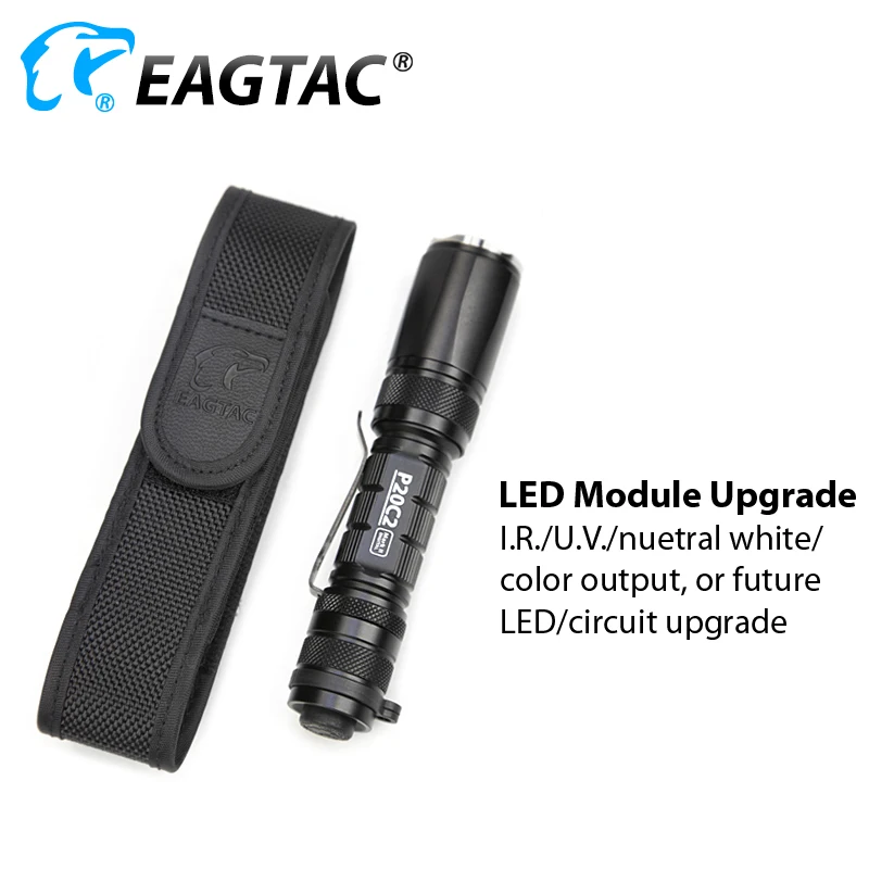 EAGTAC P20C2 светодиодный фонарик CREE XPG2 4500K 2 * CR123A 17650 батарея три выхода стробоскоп SOS