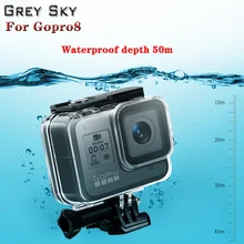 Фильтр для Gopro hero 8 Водонепроницаемый чехол для GoPro фильтр Gopro8 чехол водонепроницаемый Экшн-камера фильтр для Gopro 8 аксессуары