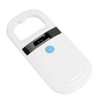 

Microchip Reader RFID Pet Microchip Scanner with LED Display 128 Pieces of Tag Information Storage for Animal Tracking