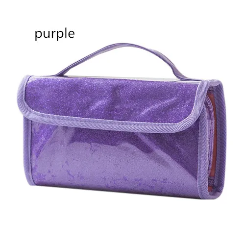 Purple Storage Bag Женская косметичка, Портативная сумка для хранения, ткань Оксфорд, косметический мешок, кисть для помады, органайзер для ванной комнаты, аксессуары для путешествий - Цвет: Purple Storage Bag