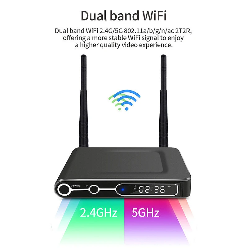 ТВ приставка S922X Android 9 0 Bluetooth Wi Fi двухчастотный сетевой плеер 4 Гб + 64 ГБ вилка