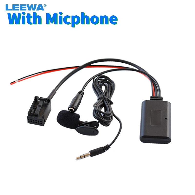 

LEEWA Car Audio Wireless Bluetooth Receiver Aux Adapter for OPEL CD30/CDC40/CD70/DVD90 Radio Stereo Input 12Pin Connector #6297