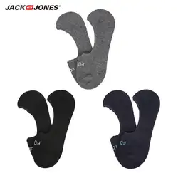JackJones мужские 3 шт носки эластичные дышащие из хлопка с глубоким вырезом носки мужские Бесплатная доставка Новые мужские swear-21811Q501