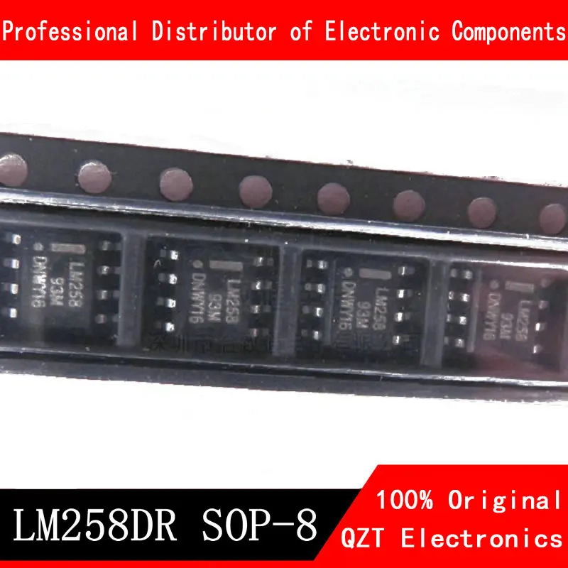 10PCS LM258DR SOP8 LM258 SOP 258DR SMD new and original IC 10pcs lm258 lm258p lm258dr lm258adr lm258a sop8 smd dip operational amplifiers op amps dual low power ic