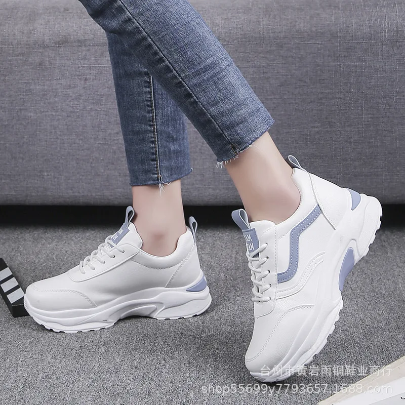 

2019 Autumn New Style Mixed Colors Fashion Casual Sports Shoes Women's Plastic Soles Anti-slip Versatile Four Seasons WOMEN'S Sh