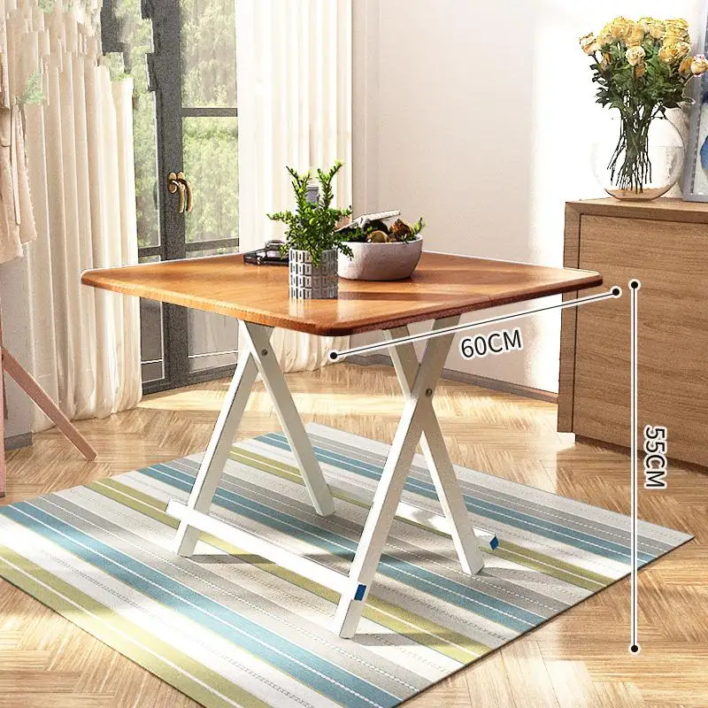 Складной кухонный обеденный стол домашний учебный письменный журнальный столик