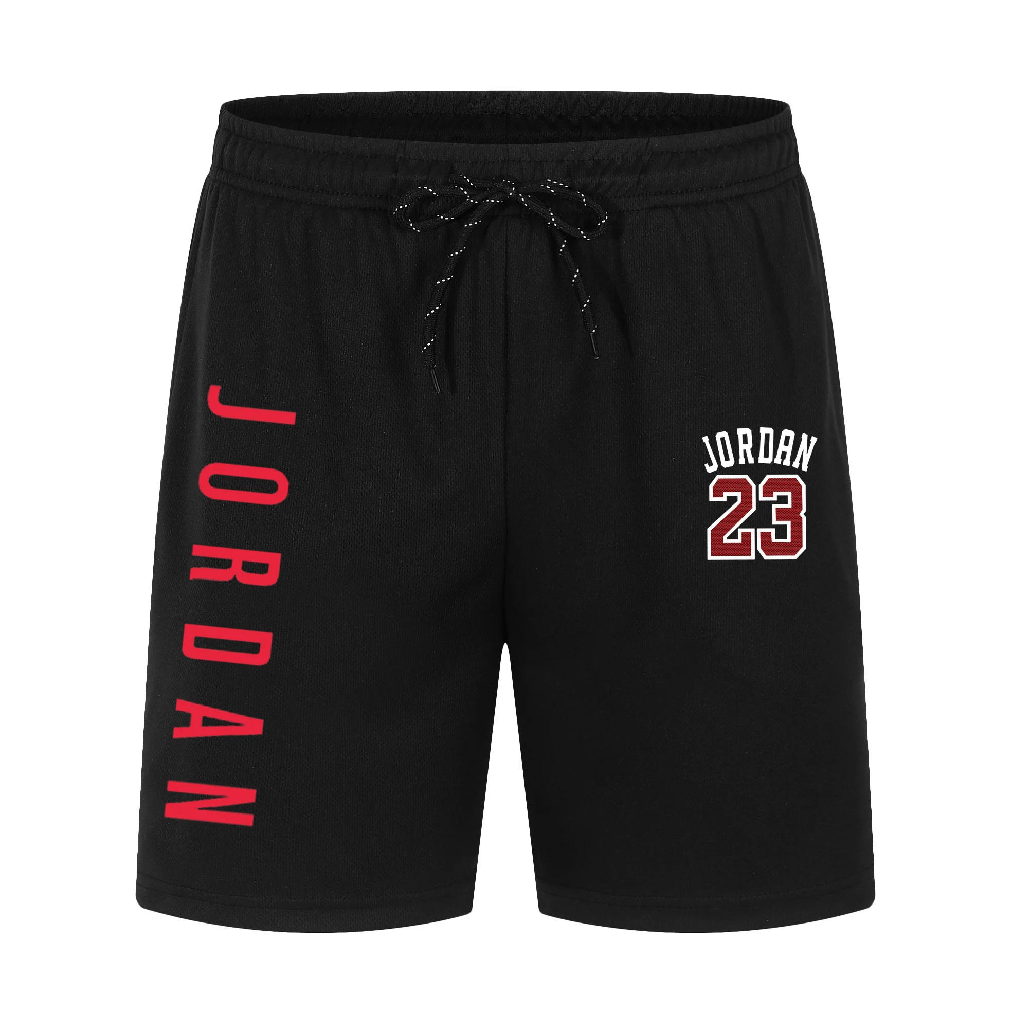 

New Jor Fashion Men's Ftness Shorts Jogging Casual Fitness Clothes Summer Trendy Elastic Waist Quarter Pants Breathable