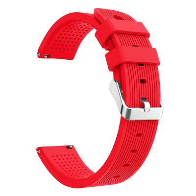 Цветной мягкий силиконовый браслет ремешок для Garmin vivoactive3 vivomove HR сменный умный Браслет для Garmin Vivoactive3 ремень - Цвет ремешка: Red