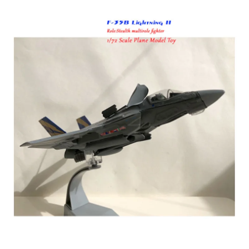 Коллекция 1: 72 Масштаб 22 см Корпус морской пехоты США F-35B модель истребителя молнии Литой Сплав дисплей самолета для детей и взрослых