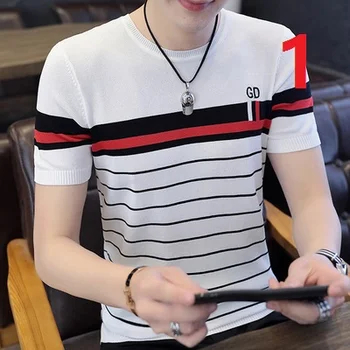 

Men's short-sleeved t-shirt 2020 summer new slim Korean version of the tide