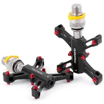 

PROMEND PD-F57 bicycle pedal Quick Release Bicycle Pedals Ultra-light Aluminum Alloy Mountain Bike Pedal Mtb 3 Bearings Flat Ped