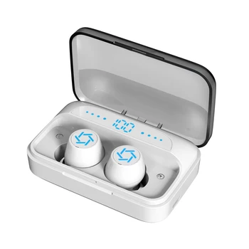 

AA Wireless Bluetooth Headset Universal Bluetooth 5.0 Stereo Headphones Small Earphones ( Black/White)