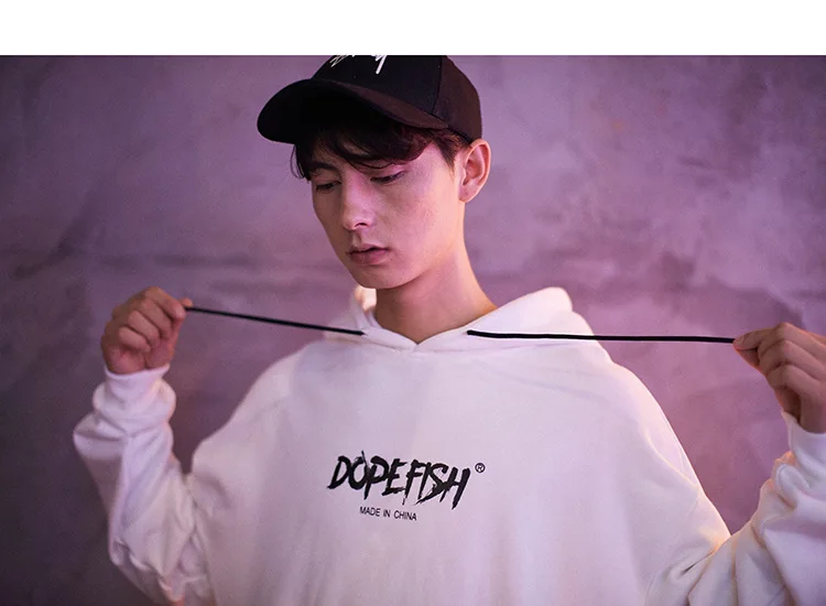 Dope Fish популярный бренд осенняя одежда стиль 6 цветов Базовая-толстовка мужская пара
