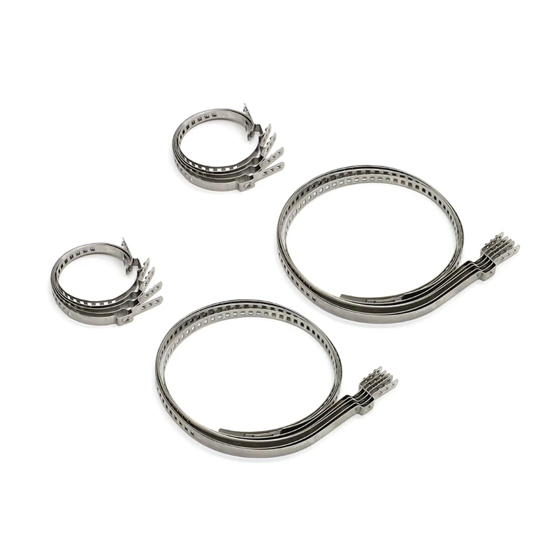 Stainless Steel Clamp Clips Clamp Pliers CV Boot Clamp Auto ATV Adjustable AXLE CV Joint Boot Crimp Clamps with Pliers Tool Crimp-Ear Type Extension