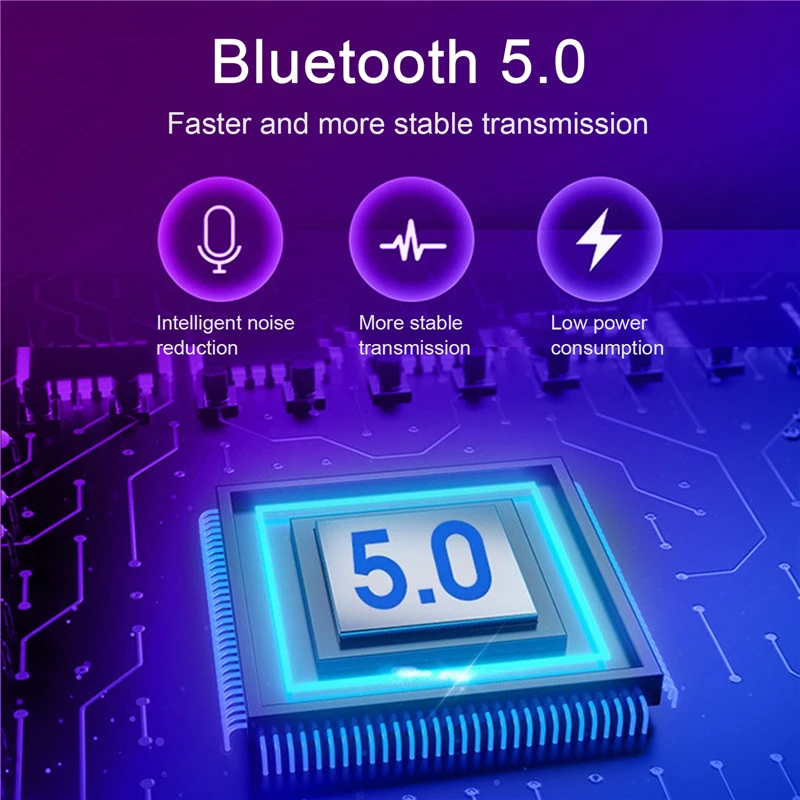 TWS Bluetooth Earphone in ear HiFi Stereo Wireless Earbuds Battery Display Charging Box With Mic Call 5 0 For iPhone Android