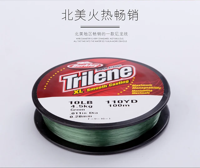 Berkley Trilene Xl 100m 110yd Fishing Line 2-20lb Super Strong