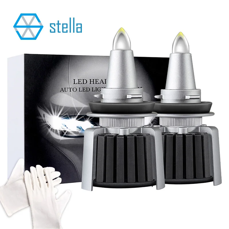 8-Sides CSP H7 LED Headlight Bulbs Kit 2200W 480000LM Super Mini Fog Light 6000K 8-Sides CSP H7 LED Headlight Bulbs Kit 2200W 480000LM Super Mini Fog Light 6000K
