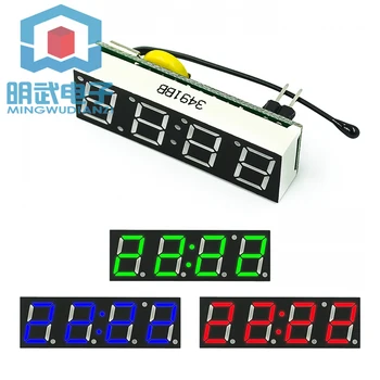

led electronic clock high-precision clock module car clock temperature luminous car electronic watch
