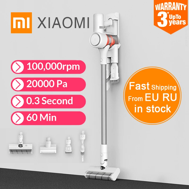

XIAOMI MIJIA Handheld Vacuum Cleaner 1C 20000Pa cyclone Suction For Home Car household Wireless Sweeping Multifunctional Brush