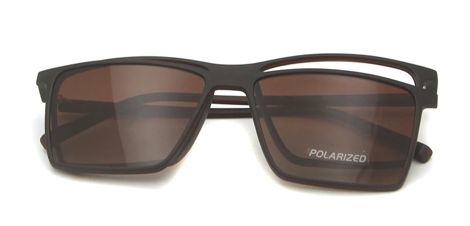 Сверхлегкие TR90 магнитные солнцезащитные очки мужские Поляризованные прикрепляемые солнцезащитные очки для мужчин и женщин UV400 высокого качества Квадратные оттенки