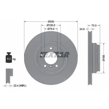 

Disc brake front BMW E81/E87/E90/E91/E92 2.0D-3.0 05 TEXT
