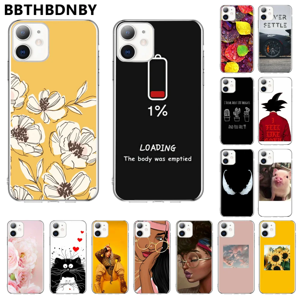 

For iphone 11 Soft Silicone Black Phone Case For Iphone 11 Protective cases Russian version phone case For iphone 11 Shell