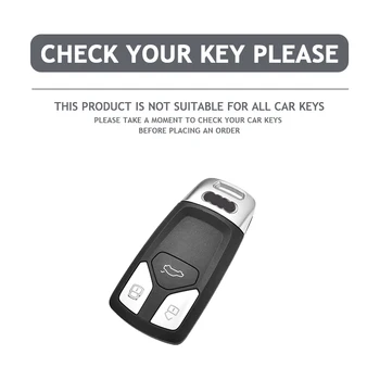 Custodia/cover per Chiave/telecomando TPU per Audi A4 B9 A5 A6 8S 8W Q5 Q7 4M S4 S5 S7 TT TTS TFSI RS Protector accessori - Nuovo TPU Car Remote Key Case Cover Shell Fob per Audi A4 B9 A5 A6