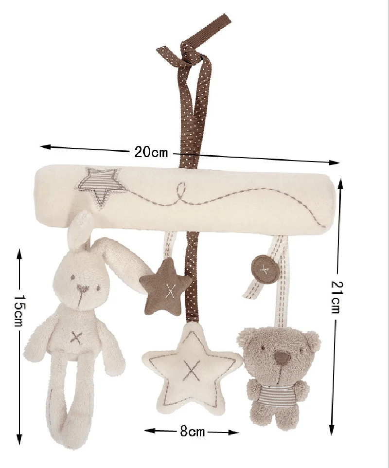 Huanger Музыка Радио-няня кровать детская погремушка кролик медведь Звезда плюшевые игрушки