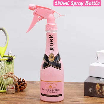

Hair Spray Bottle 280ml Plastic Fine Mister Spray Bottle with Fine Mist Stream Settings Empty Mister for Cleaning Solutions