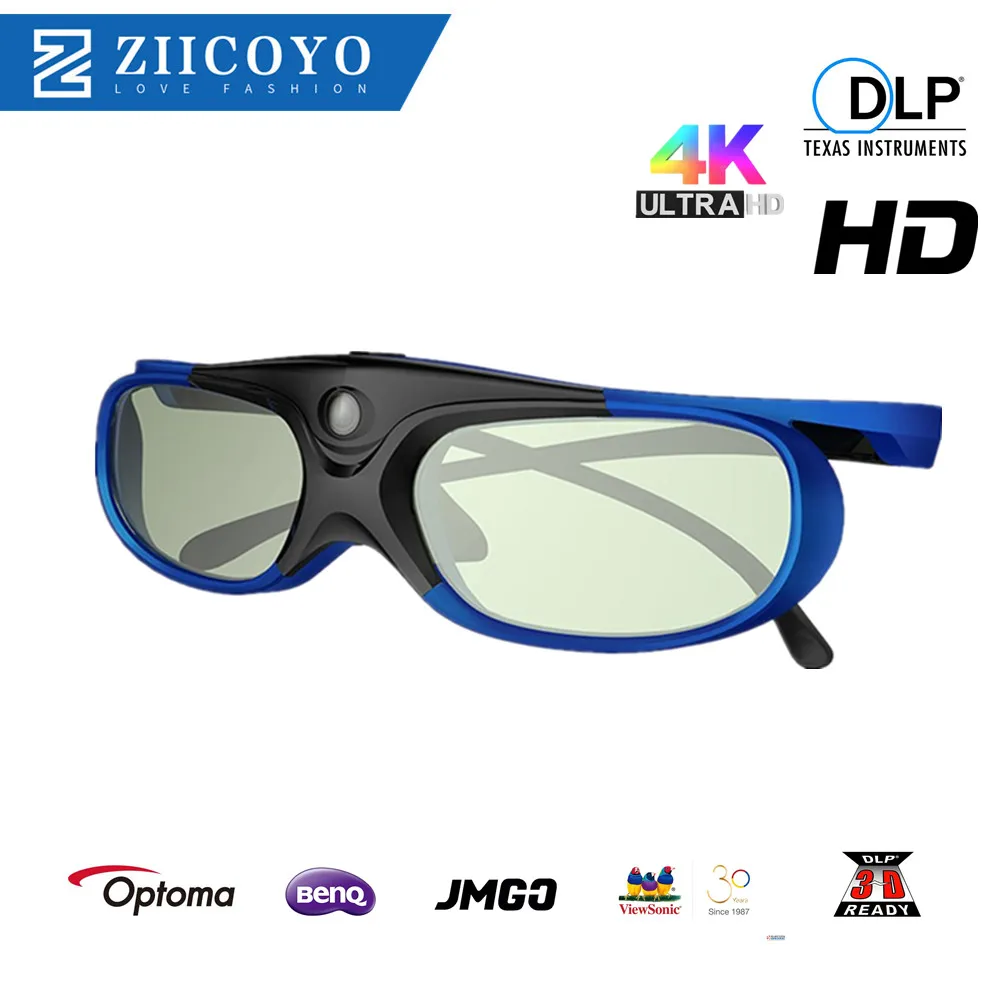 Универсальные 3D очки с активным затвором DLP 96-144 Гц для XGIMI Optoma Acer Viewsonic проектор