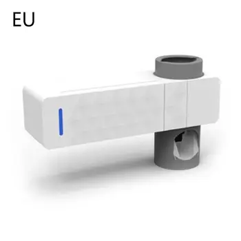 

UV Toothbrush Sterilizer Holder Family Wall Mount Automatic Toothpaste Dispenser