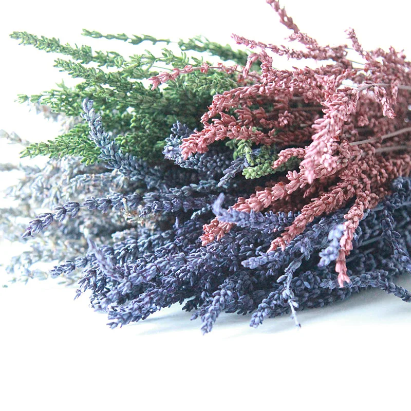 Lavender Dried Flowers Eternal Flower Home Decoration Flower Arrangement DIY Craft Party Decoration