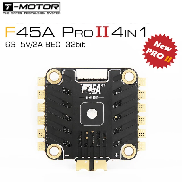 T-Motor  F55A PROII F3 F45A PRO II 6S 4In1 ESC Electronic Speed Controller BLHELI_32 DSHOT1200 5V BEC for T-Motor F40 F60