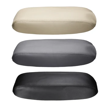 

New for Ford Escape 2001 2002 2003 2004 3Colors Leather Black Beige Gray Car Center Console Armrest Box Cover Protection Pad